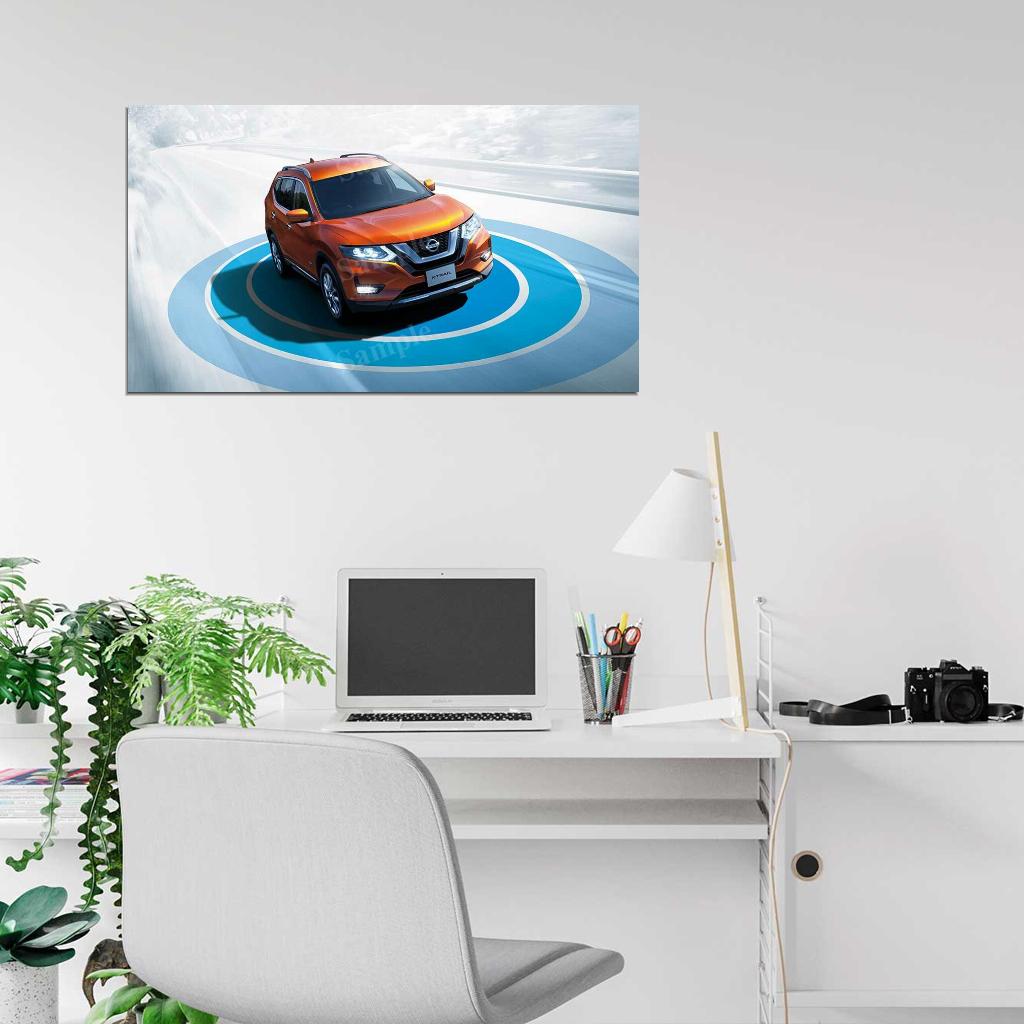 X Trail Hybrid 2017 High Res HD HQ Car Posters Home Decor Aesthetic Garage Man Cave For Men Boys Wall Art Poster