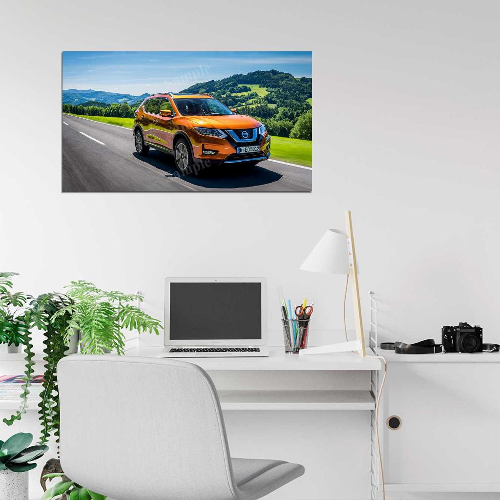 X Trail 2017 High Res HD HQ Car Posters Home Decor Aesthetic Garage Man Cave For Men Boys Wall Art Poster