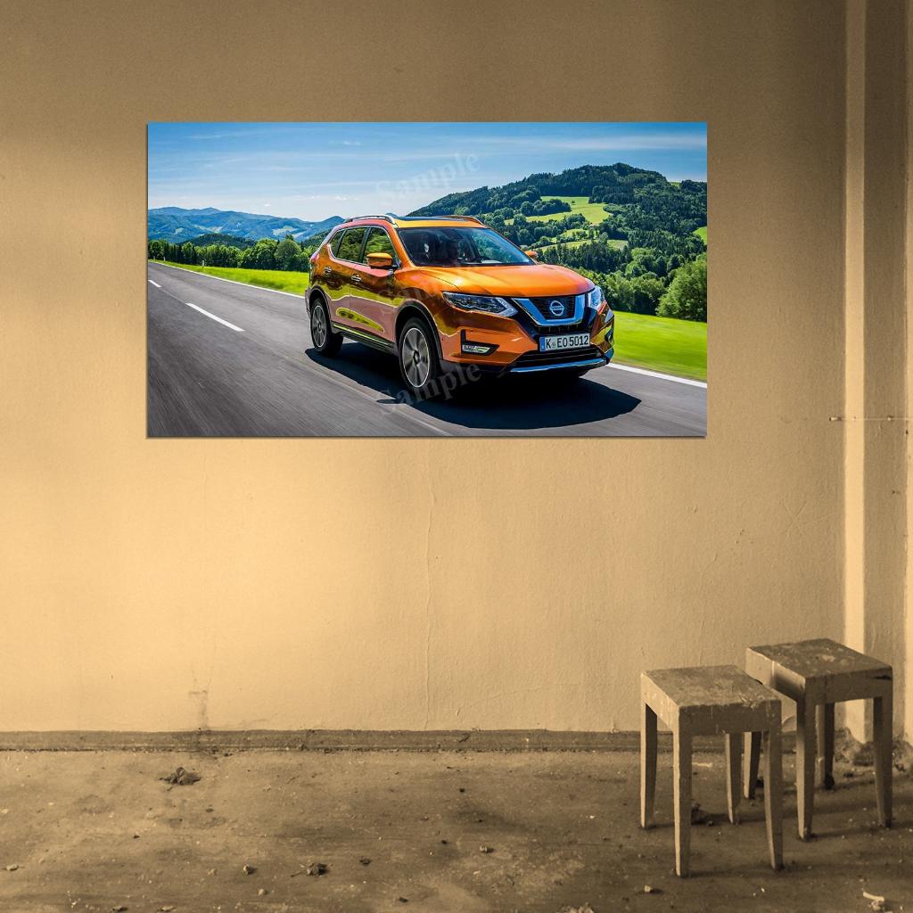X Trail 2017 High Res HD HQ Car Posters Home Decor Aesthetic Garage Man Cave For Men Boys Wall Art Poster