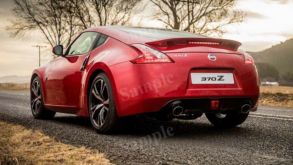 370z Rear High Res HD HQ Car Posters Home Decor Aesthetic Garage Man Cave For Men Boys Wall Art Poster