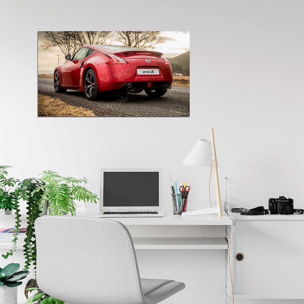 370z Rear High Res HD HQ Car Posters Home Decor Aesthetic Garage Man Cave For Men Boys Wall Art Poster