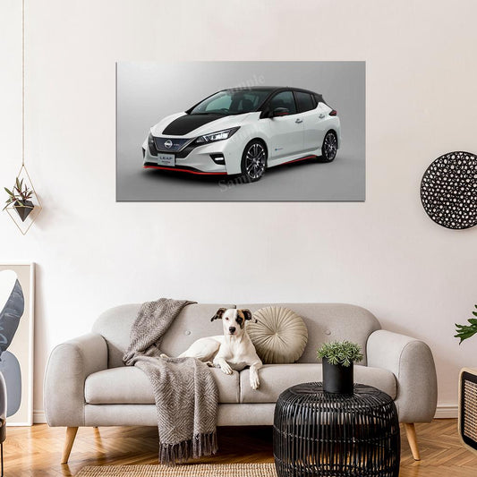 Leaf Nismo Concept 2017 High Res HD HQ Car Posters Home Decor Aesthetic Garage Man Cave For Men Boys Wall Art Poster