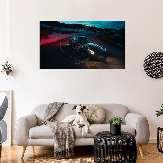 Amg Gt C High Res HD HQ Car Posters Home Decor Aesthetic Garage Man Cave For Men Boys Wall Art Poster