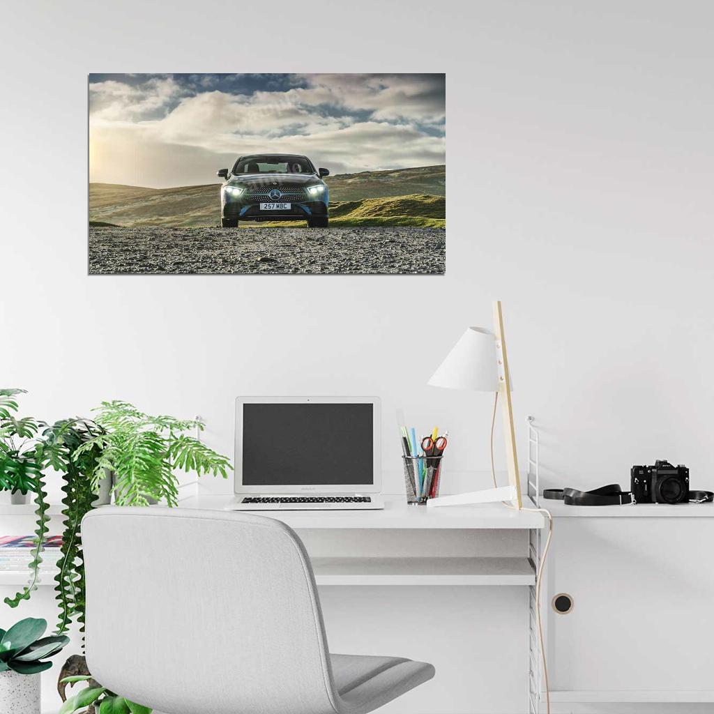 Cls 400 D 4matic Amg Line High Res HD HQ Car Posters Home Decor Aesthetic Garage Man Cave For Men Boys Wall Art Poster