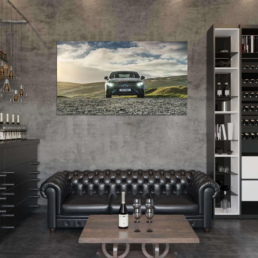 Cls 400 D 4matic Amg Line High Res HD HQ Car Posters Home Decor Aesthetic Garage Man Cave For Men Boys Wall Art Poster