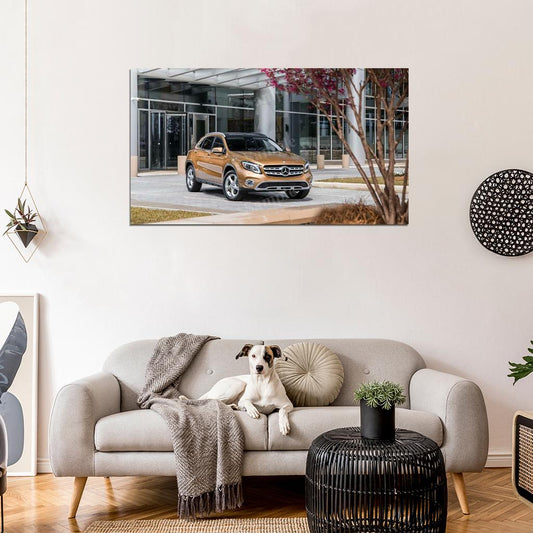 Gla 250 4matic 2018 High Res HD HQ Car Posters Home Decor Aesthetic Garage Man Cave For Men Boys Wall Art Poster