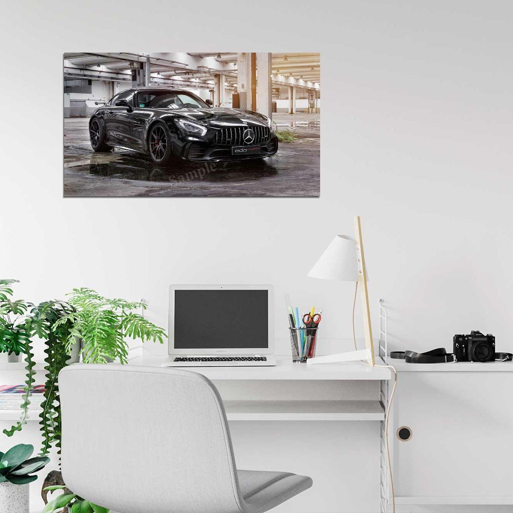 Edo Competition Amg Gt R 2018 High Res HD HQ Car Posters Home Decor Aesthetic Garage Man Cave For Men Boys Wall Art Poster