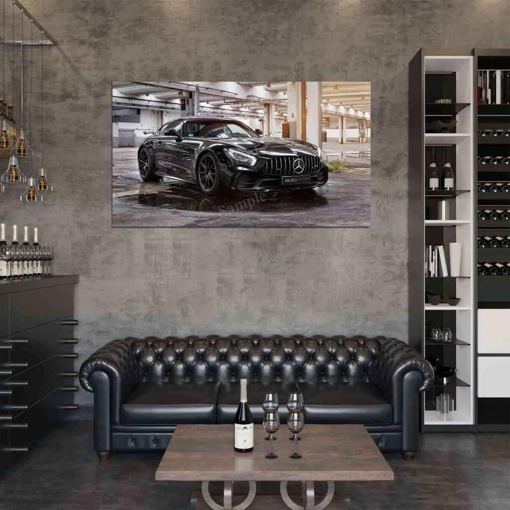 Edo Competition Amg Gt R 2018 High Res HD HQ Car Posters Home Decor Aesthetic Garage Man Cave For Men Boys Wall Art Poster