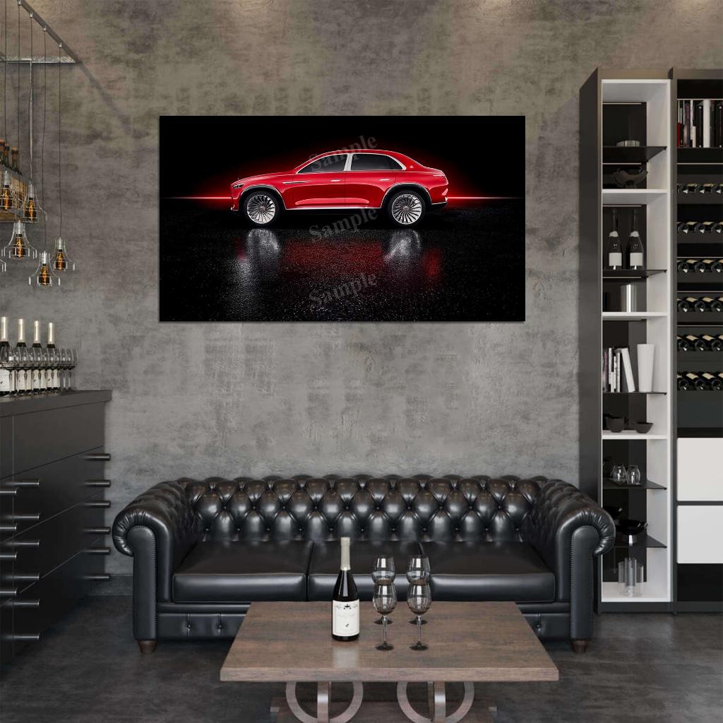 Vision Ultimate Luxury High Res HD HQ Car Posters Home Decor Aesthetic Garage Man Cave For Men Boys Wall Art Poster