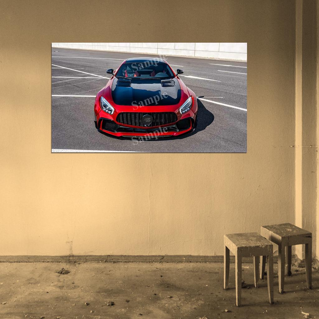 Prior Design Amg Gt S Pd700gtr High Res HD HQ Car Posters Home Decor Aesthetic Garage Man Cave For Men Boys Wall Art Poster