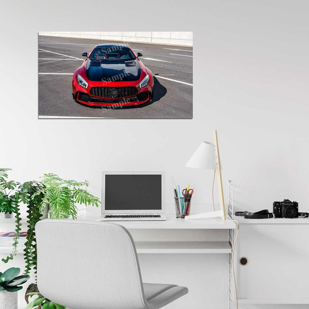 Prior Design Amg Gt S Pd700gtr High Res HD HQ Car Posters Home Decor Aesthetic Garage Man Cave For Men Boys Wall Art Poster