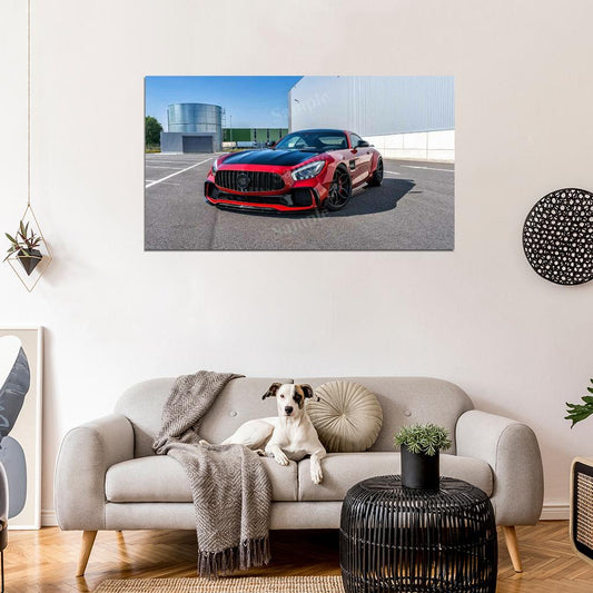 Prior Design Amg Gt S Pd700gtr High Res HD HQ Car Posters Home Decor Aesthetic Garage Man Cave For Men Boys Wall Art Poster