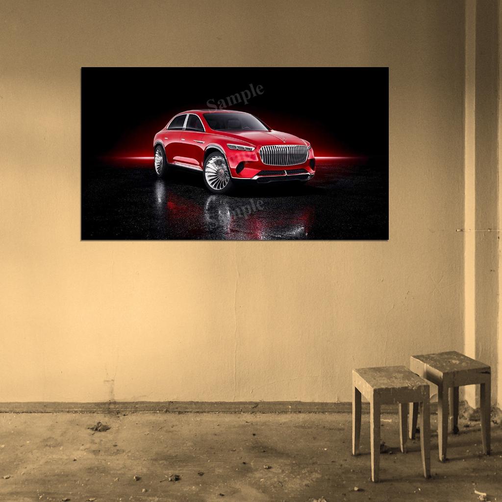 Vision Ultimate Luxury High Res HD HQ Car Posters Home Decor Aesthetic Garage Man Cave For Men Boys Wall Art Poster