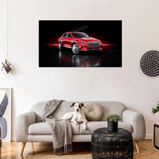 Vision Ultimate Luxury High Res HD HQ Car Posters Home Decor Aesthetic Garage Man Cave For Men Boys Wall Art Poster