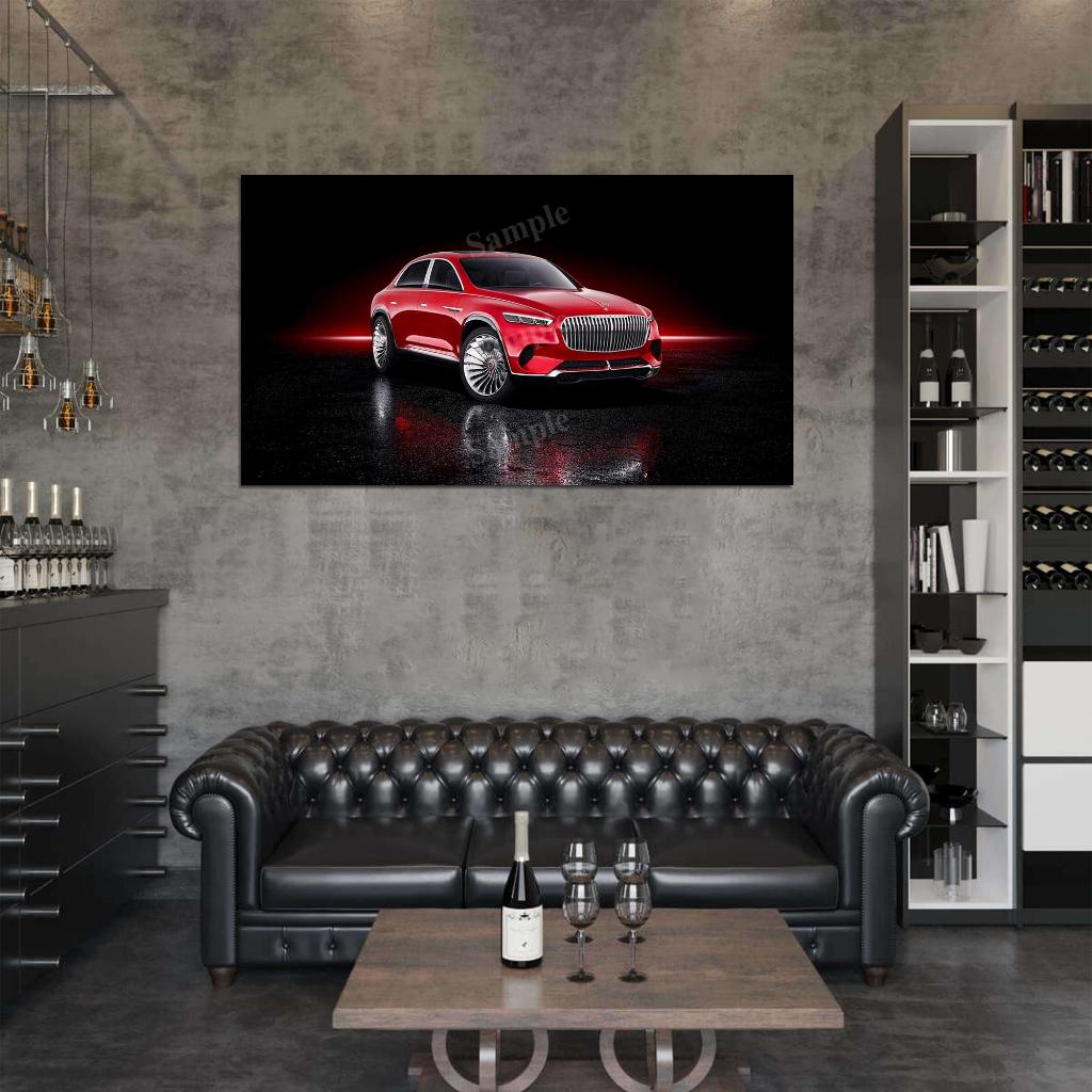 Vision Ultimate Luxury High Res HD HQ Car Posters Home Decor Aesthetic Garage Man Cave For Men Boys Wall Art Poster
