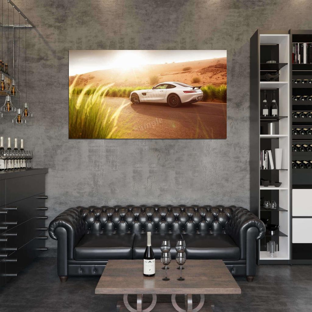 Amg Gt S High Res HD HQ Car Posters Home Decor Aesthetic Garage Man Cave For Men Boys Wall Art Poster