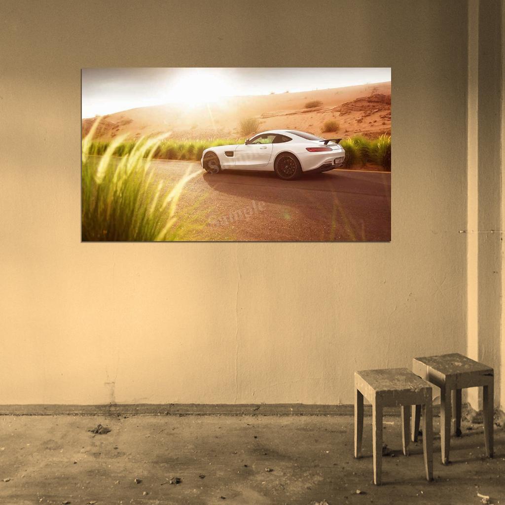 Amg Gt S High Res HD HQ Car Posters Home Decor Aesthetic Garage Man Cave For Men Boys Wall Art Poster
