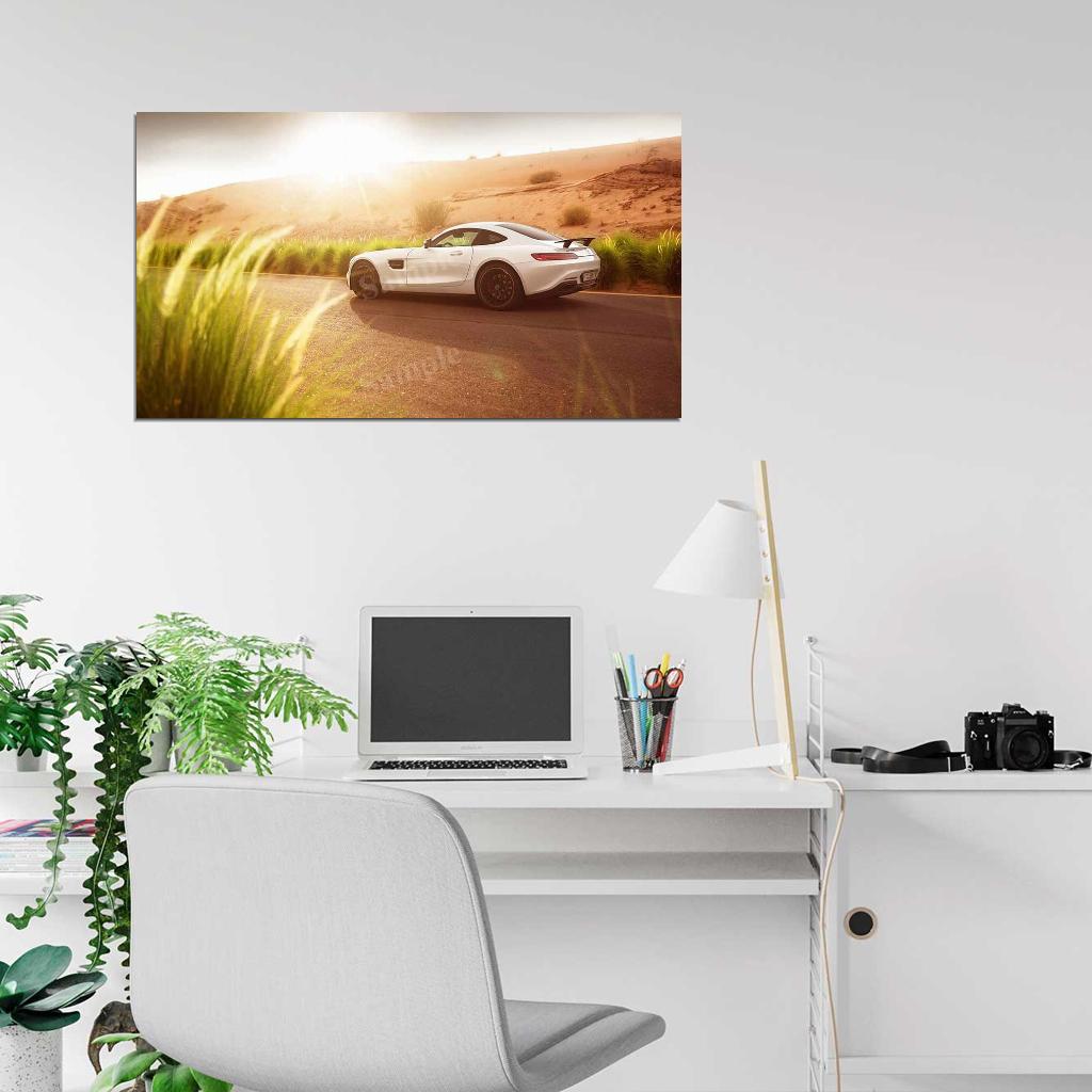 Amg Gt S High Res HD HQ Car Posters Home Decor Aesthetic Garage Man Cave For Men Boys Wall Art Poster