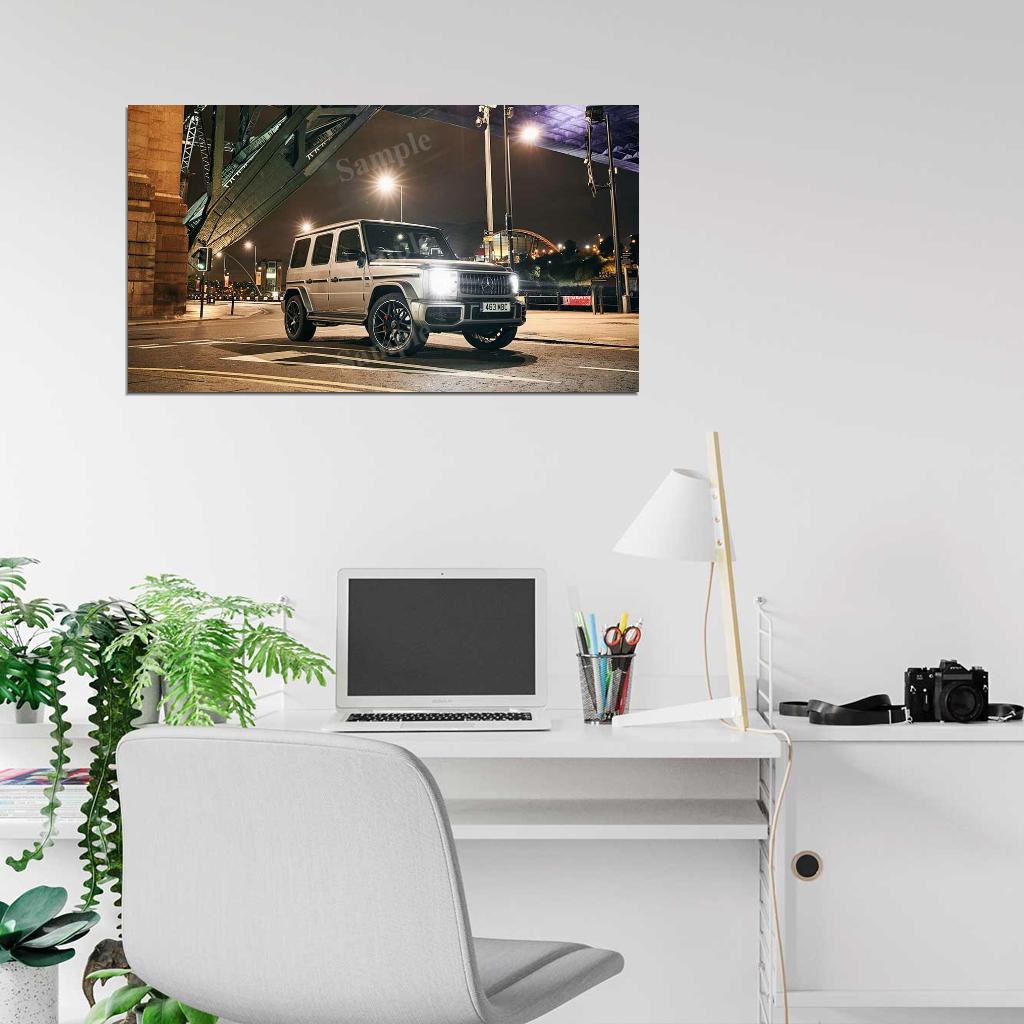 Amg G 63 2018 High Res HD HQ Car Posters Home Decor Aesthetic Garage Man Cave For Men Boys Wall Art Poster
