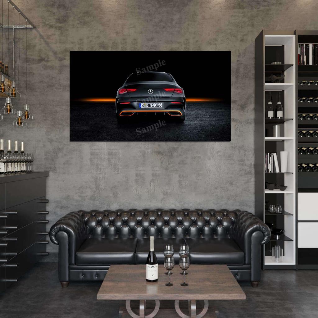 Cla 250 Amg Line Edition High Res HD HQ Car Posters Home Decor Aesthetic Garage Man Cave For Men Boys Wall Art Poster