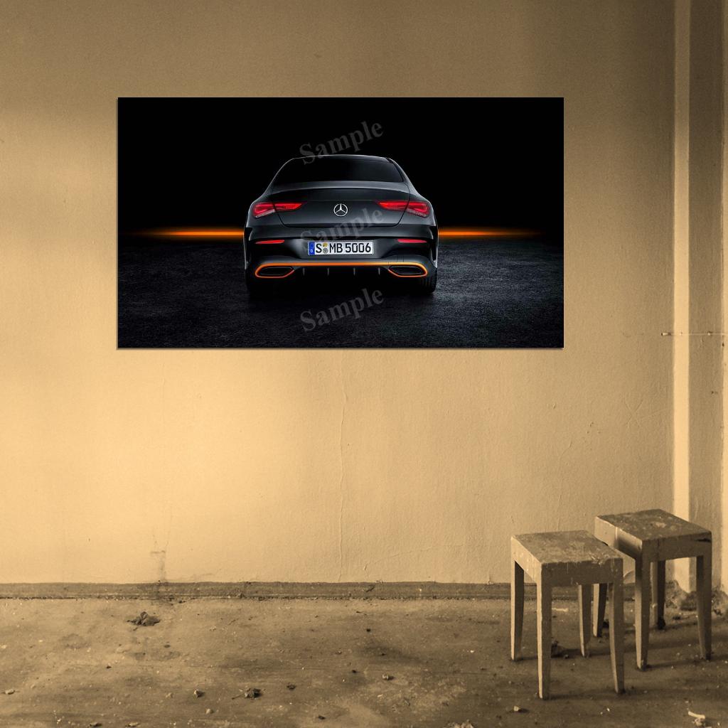 Cla 250 Amg Line Edition High Res HD HQ Car Posters Home Decor Aesthetic Garage Man Cave For Men Boys Wall Art Poster