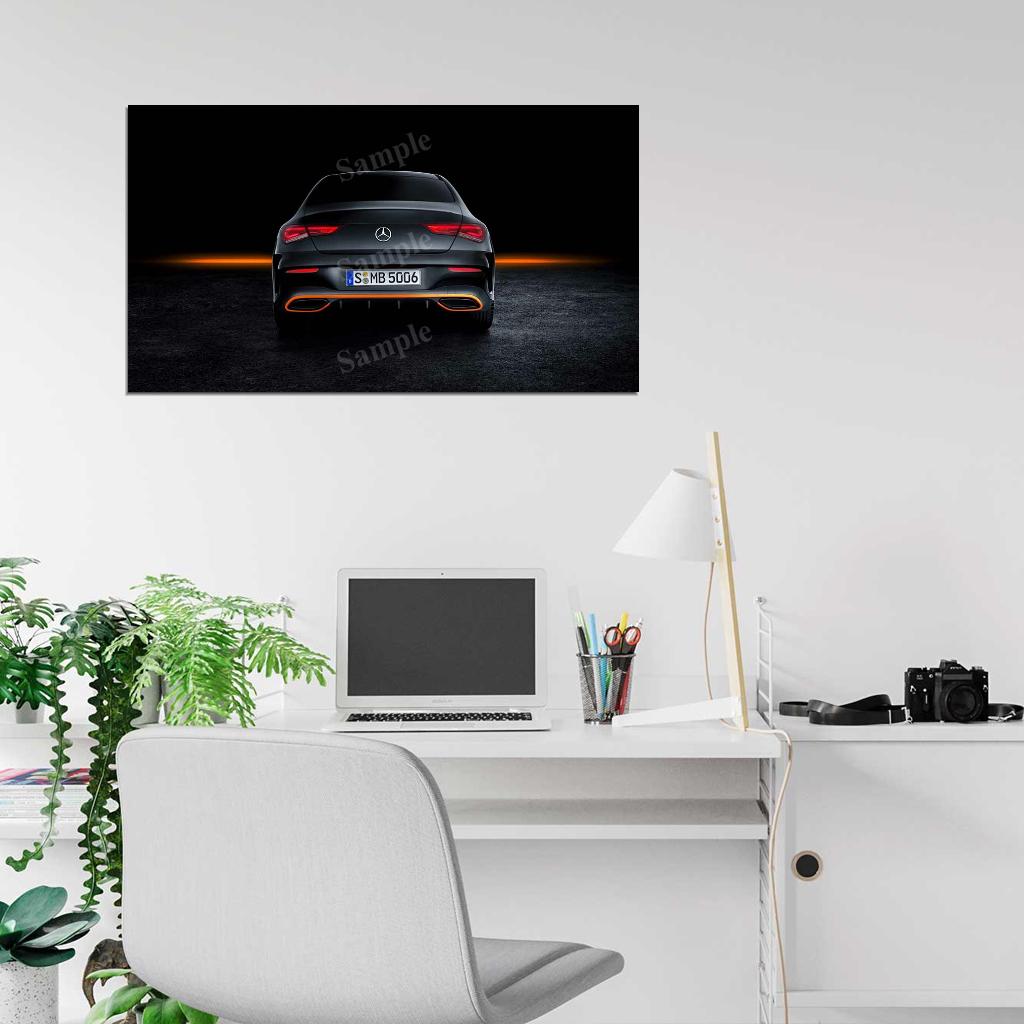 Cla 250 Amg Line Edition High Res HD HQ Car Posters Home Decor Aesthetic Garage Man Cave For Men Boys Wall Art Poster