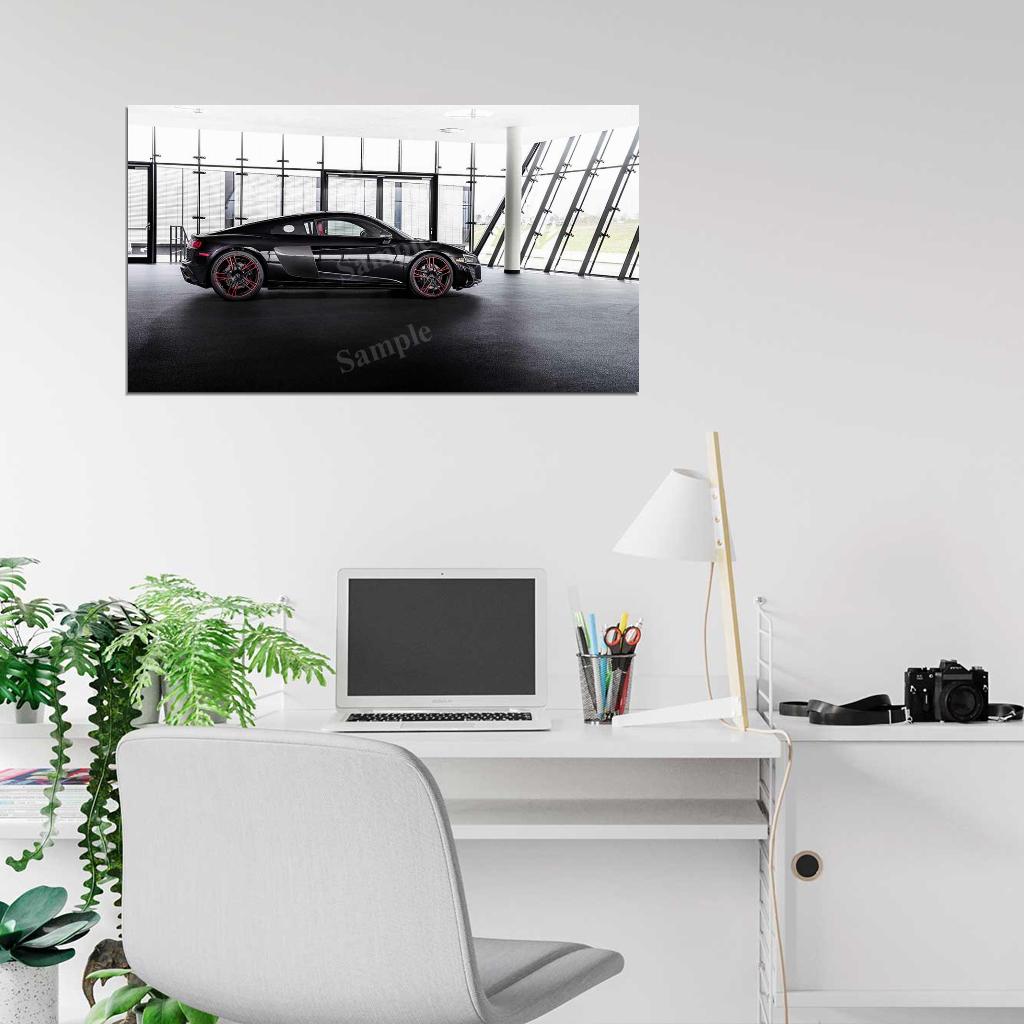 R8 Rwd Panther Edition High Res HD HQ Car Posters Home Decor Aesthetic Garage Man Cave For Men Boys Wall Art Poster