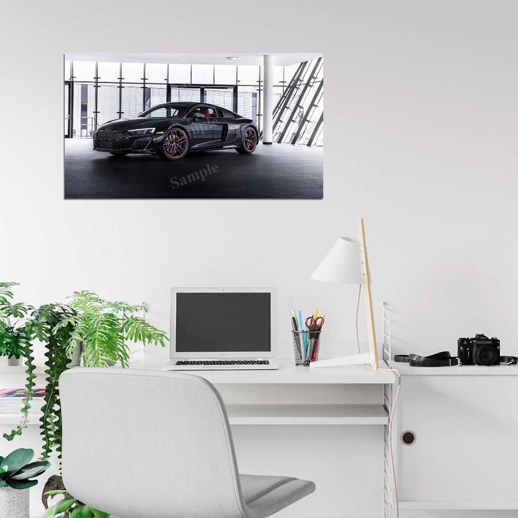 R8 Rwd Panther Edition High Res HD HQ Car Posters Home Decor Aesthetic Garage Man Cave For Men Boys Wall Art Poster