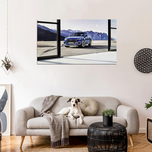 Q5 Sportback 45 Tfsi S High Res HD HQ Car Posters Home Decor Aesthetic Garage Man Cave For Men Boys Wall Art Poster
