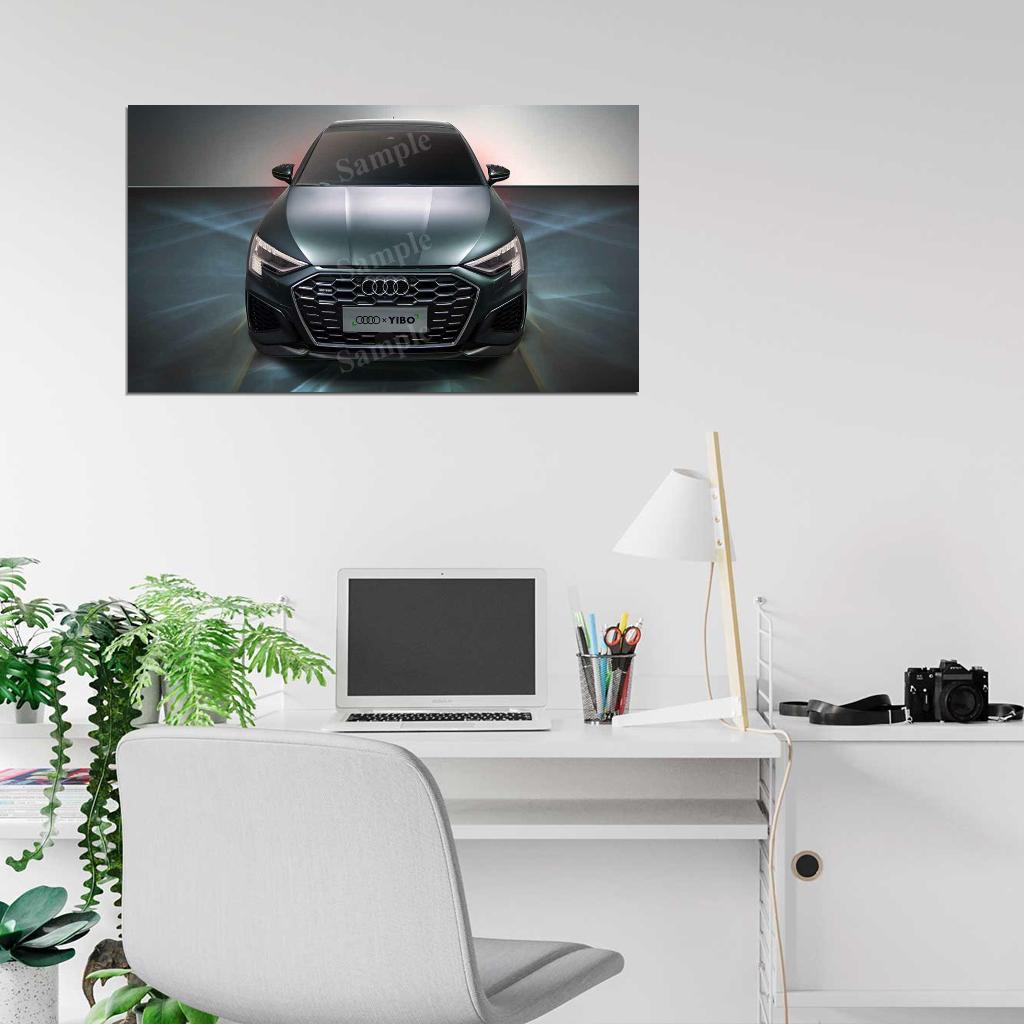 A3 Sportback 35 Tfsi S High Res HD HQ Car Posters Home Decor Aesthetic Garage Man Cave For Men Boys Wall Art Poster