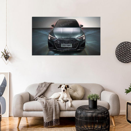 A3 Sportback 35 Tfsi S High Res HD HQ Car Posters Home Decor Aesthetic Garage Man Cave For Men Boys Wall Art Poster