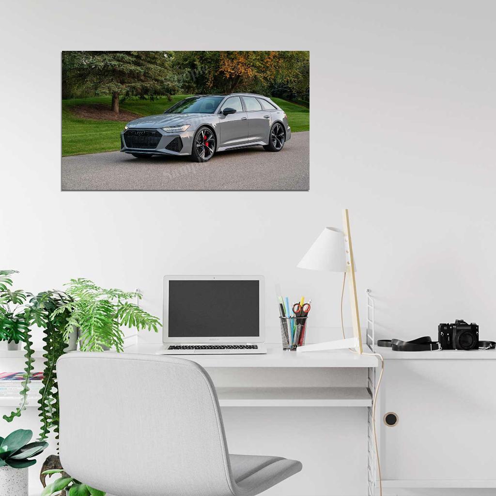 Rs 6 Avant High Res HD HQ Car Posters Home Decor Aesthetic Garage Man Cave For Men Boys Wall Art Poster