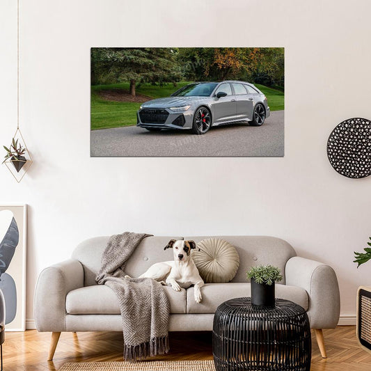 Rs 6 Avant High Res HD HQ Car Posters Home Decor Aesthetic Garage Man Cave For Men Boys Wall Art Poster