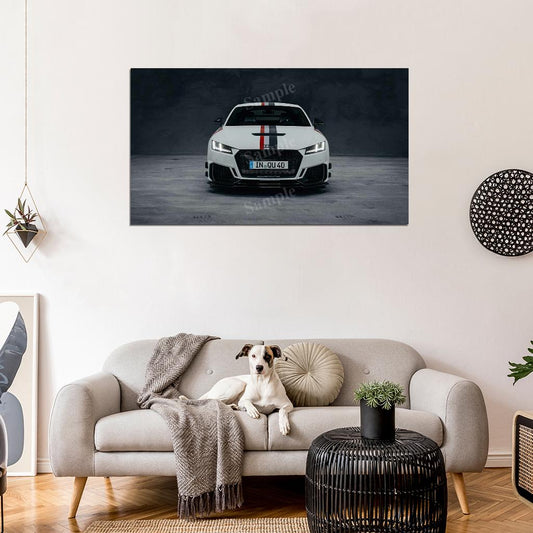 Tt Rs Coupe 40 Jahre Quattro High Res HD HQ Car Posters Home Decor Aesthetic Garage Man Cave For Men Boys Wall Art Poster