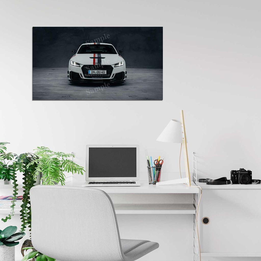 Tt Rs Coupe 40 Jahre Quattro High Res HD HQ Car Posters Home Decor Aesthetic Garage Man Cave For Men Boys Wall Art Poster