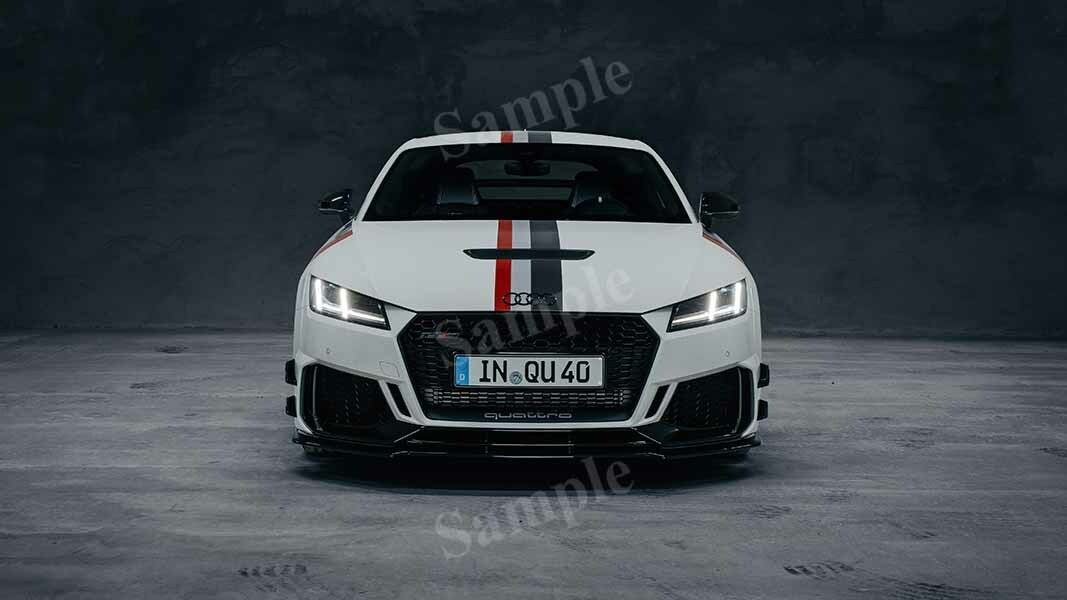 Tt Rs Coupe 40 Jahre Quattro High Res HD HQ Car Posters Home Decor Aesthetic Garage Man Cave For Men Boys Wall Art Poster