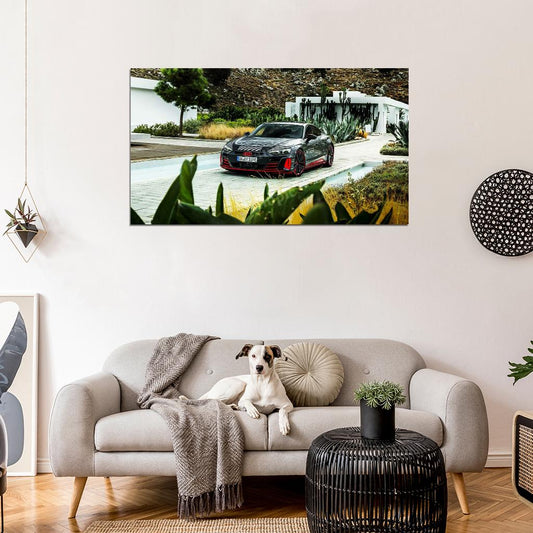 Rs E Tron Gt Prototype High Res HD HQ Car Posters Home Decor Aesthetic Garage Man Cave For Men Boys Wall Art Poster