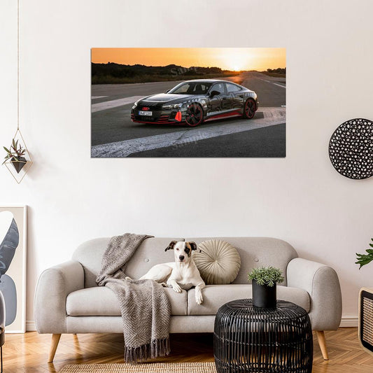 Rs E Tron Gt Prototype High Res HD HQ Car Posters Home Decor Aesthetic Garage Man Cave For Men Boys Wall Art Poster