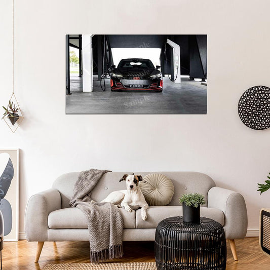Rs E Tron Gt Prototype High Res HD HQ Car Posters Home Decor Aesthetic Garage Man Cave For Men Boys Wall Art Poster
