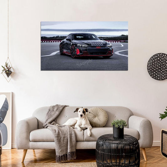 Rs E Tron Gt Prototype High Res HD HQ Car Posters Home Decor Aesthetic Garage Man Cave For Men Boys Wall Art Poster