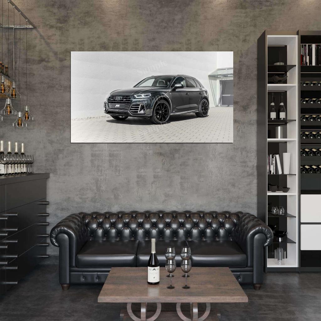 Abt Q5 55 Tfsi E Widebody High Res HD HQ Car Posters Home Decor Aesthetic Garage Man Cave For Men Boys Wall Art Poster