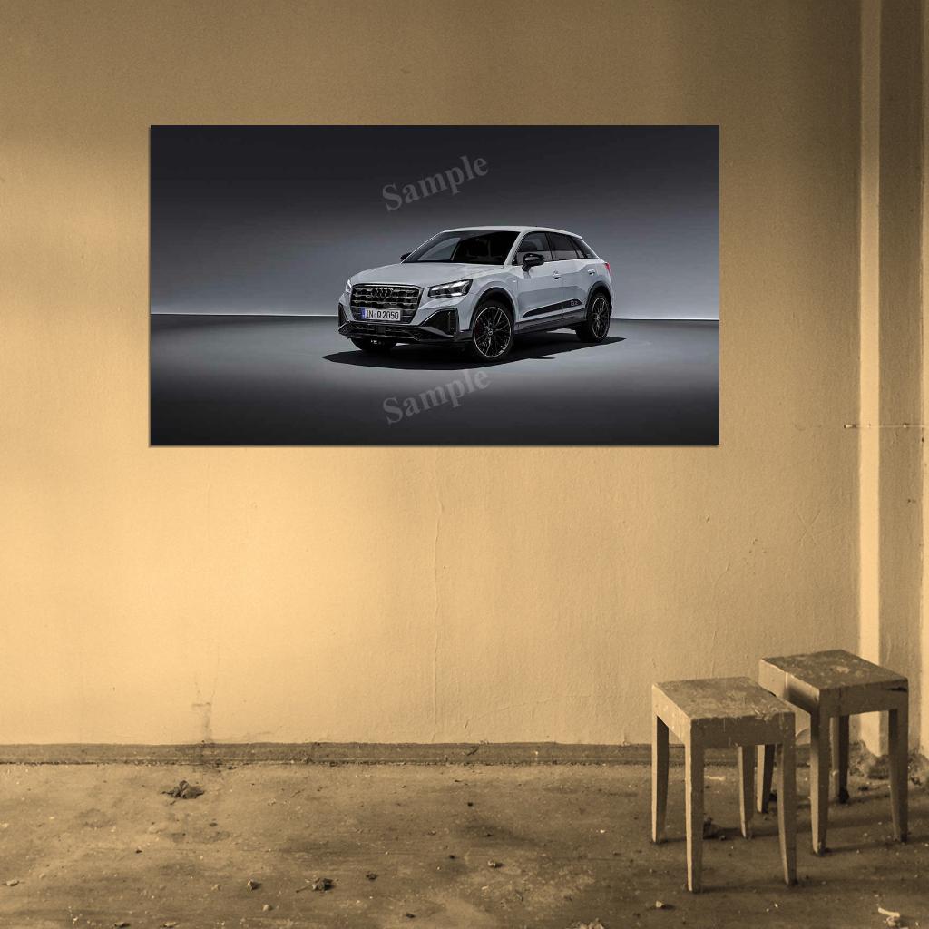 Q2 35 Tfsi S Line High Res HD HQ Car Posters Home Decor Aesthetic Garage Man Cave For Men Boys Wall Art Poster