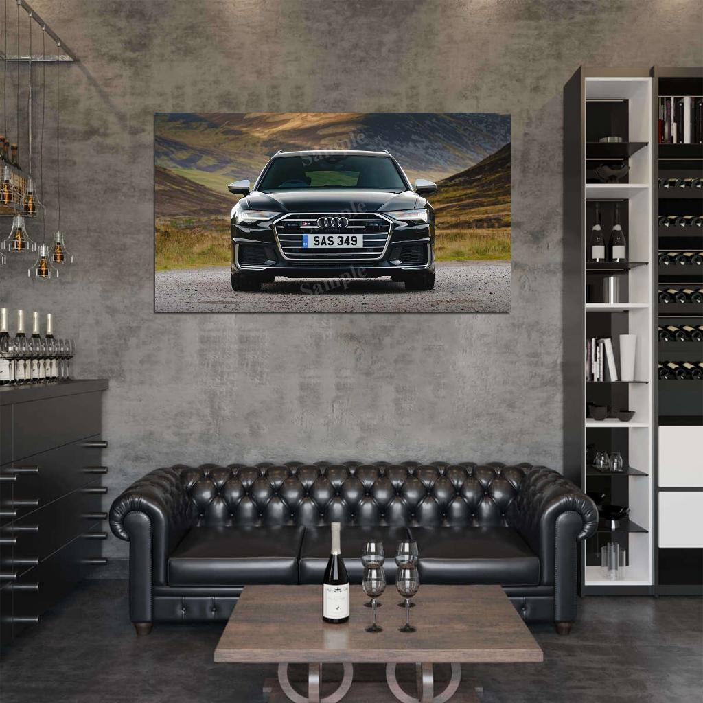 S6 Avant Tdi High Res HD HQ Car Posters Home Decor Aesthetic Garage Man Cave For Men Boys Wall Art Poster
