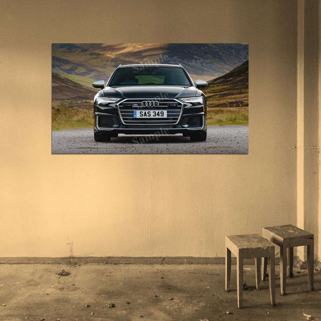 S6 Avant Tdi High Res HD HQ Car Posters Home Decor Aesthetic Garage Man Cave For Men Boys Wall Art Poster