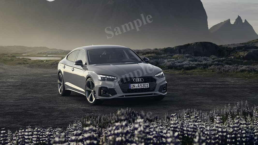 A5 Sportback 40 Tfsi S Line High Res HD HQ Car Posters Home Decor Aesthetic Garage Man Cave For Men Boys Wall Art Poster