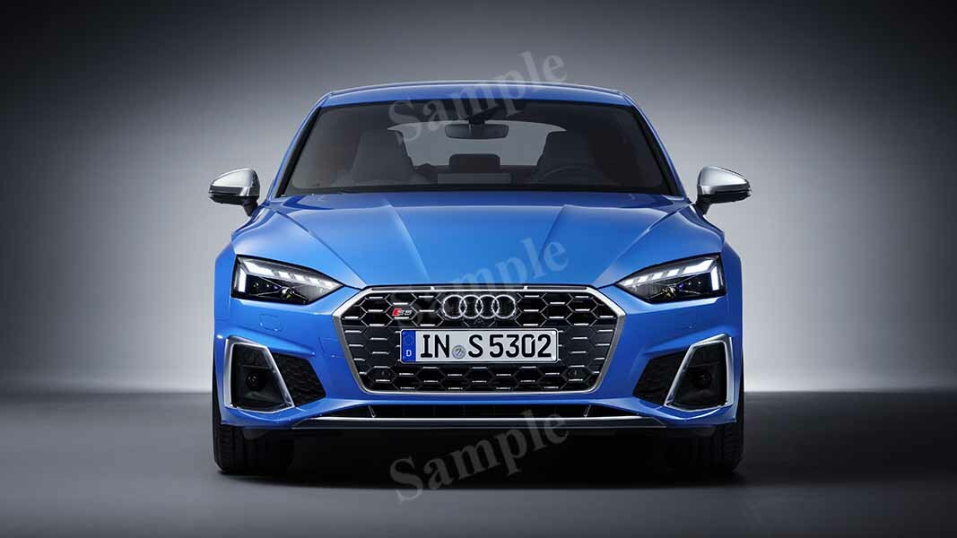 S5 Sportback Tdi Blue High Res HD HQ Car Posters Home Decor Aesthetic Garage Man Cave For Men Boys Wall Art Poster