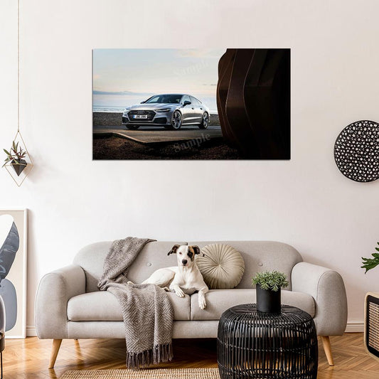 A7 Sportback 50 Tdi Quattro High Res HD HQ Car Posters Home Decor Aesthetic Garage Man Cave For Men Boys Wall Art Poster