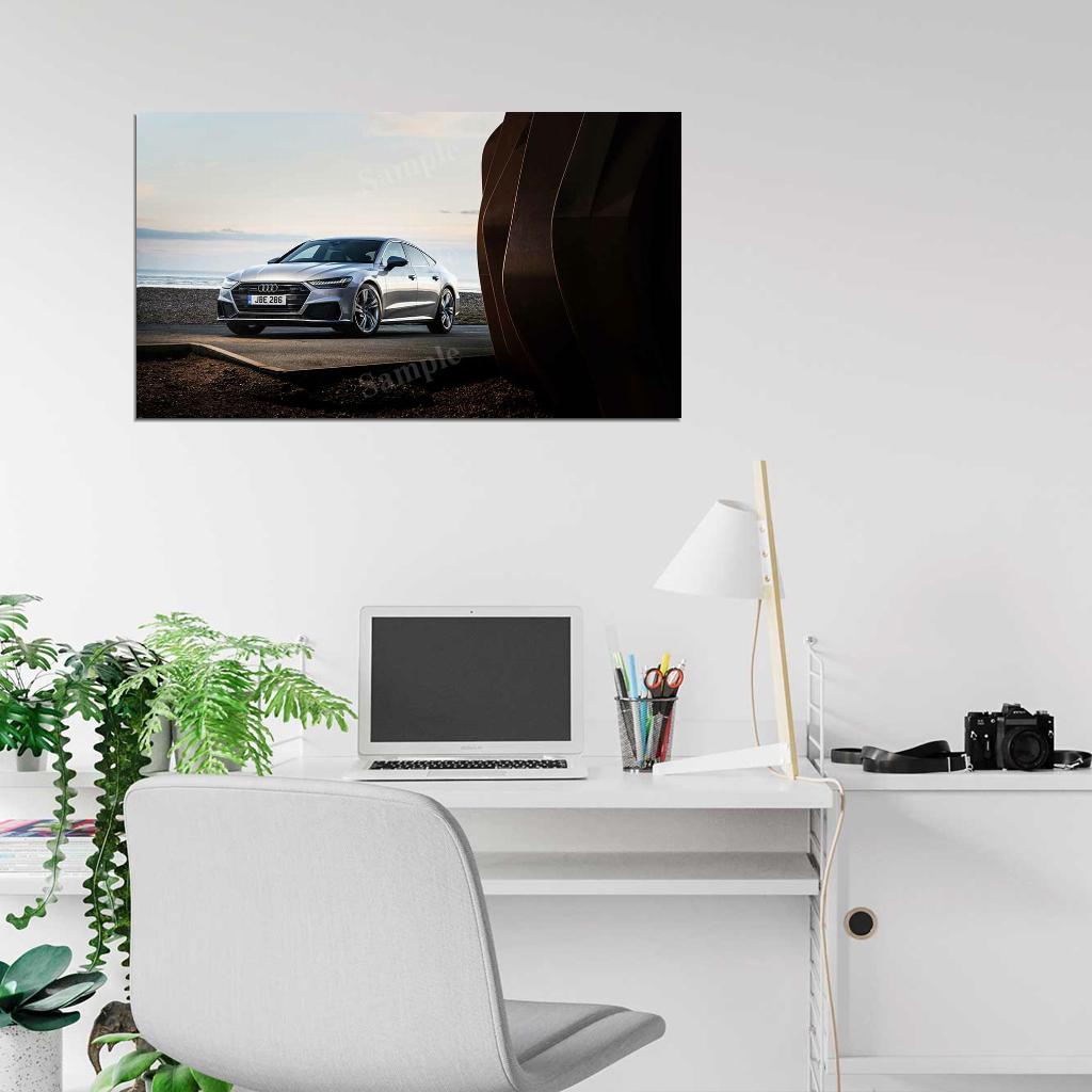 A7 Sportback 50 Tdi Quattro High Res HD HQ Car Posters Home Decor Aesthetic Garage Man Cave For Men Boys Wall Art Poster