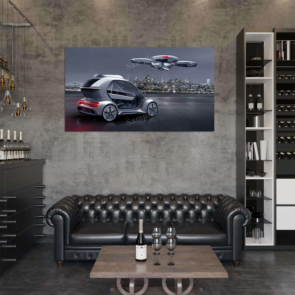 Airbus Pop High Res HD HQ Car Posters Home Decor Aesthetic Garage Man Cave For Men Boys Wall Art Poster
