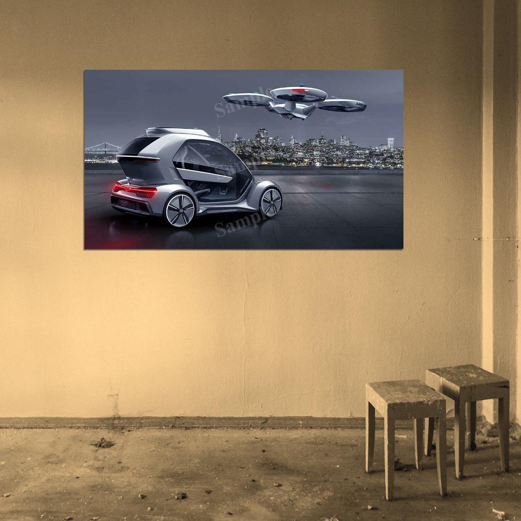 Airbus Pop High Res HD HQ Car Posters Home Decor Aesthetic Garage Man Cave For Men Boys Wall Art Poster